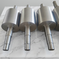 Rouleau de convoyeur de précision sur mesure en acier inoxydable, acier au carbone, acier allié, usiné CNC selon dessin, fabrication OEM, directement de l'usine en Chine