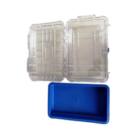Boîte à outils portable étanche à coque dure pour le camping et la pêche, étui en plastique, étui de rangement scellé antichoc