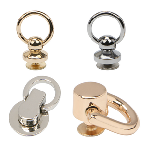 Botón de acero de 8mm, anillo redondo, tornillo de rosca, bolso artesanal, monedero para <span class=keywords><strong>teléfono</strong></span>, remache de uñas, cabeza de chupete de aleación de Zinc, remache con hebillas de anillo de tracción - Product Image 3