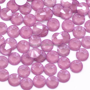 أحجار الراين الكريستالية الصديقة للبيئة من سيلينا، ملونة بلون الموكا، مستديرة الشكل مع 12 وجهًا لفن الأظافر وإكسسوارات الحرف اليدوية - Product Image 2