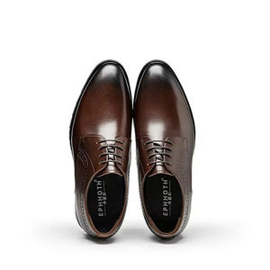 Chaussures habillées de <span class=keywords><strong>luxe</strong></span> haut de gamme pour hommes - Chaussures italiennes à lacets faites à la main - Chaussures Oxford formelles pour affaires - Hommes - Product Image 2