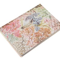 Couverture rigide rétro plante fleur couleur pages intérieures couverture rigide carnet de notes carnets