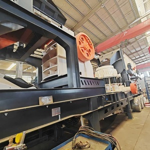 Usine mobile de broyeur de mâchoire de type roue de rivière de granit de calcaire de la Chine à vendre - Product Image 3