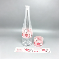 Étiquette de film rétractable imprimée en gravure personnalisée et durable pour l'emballage des bouteilles de jus et de boissons