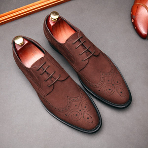 Chaussures Derby Formelles de Luxe Haut de Gamme en Cuir Véritable pour Hommes, en Cuir de Vachette Pleine Fleur, Sens Fort de Luxe, Antidérapantes pour l'Automne - Product Image 4