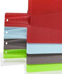 Tabla de Cortar Plegable de PP de 15 Pulgadas, Apta para Lavavajillas, Tapete de Preparación de Cocina con Asa, Rectangular, Patrón Personalizable, Color Personalizable - Product Image 5