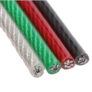 Cuerda de Acero Inoxidable de Alta Resistencia con Recubrimiento de PVC Multicolor, Diámetro de 5 mm, para Corte y Doblado, Venta al Por Mayor de Trend Factory - Product Image 1