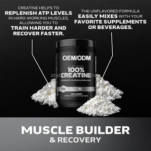 Suplemento nutricional en polvo de Monohidrato de Creatina pura, precio de fábrica al por mayor - Product Image 2