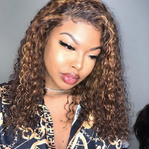 #4/27 Silky Kinky Curly HD Cierre Raw Virgin Vietnamita Doble dibujado Original <span class=keywords><strong>Cabello</strong></span> humano Glueless <span class=keywords><strong>Corto</strong></span> 5x5 2x6 Transparente - Product Image 3