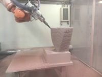 Robot cnc de collaboration avec bras CNC Robot 6 axes pour fraiser le yacht en mousse de pierre de bois