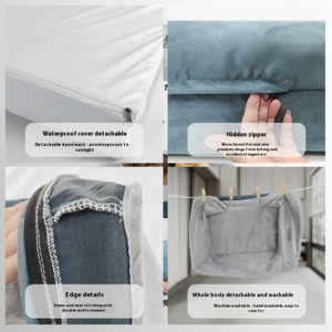 Nueva tendencia de lujo reforzar dormir ecológico calmante extraíble acogedora cama ortopédica para mascotas con lados - Product Image 3