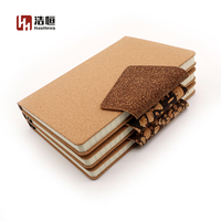 Carnet de notes en liège A5 écologique Cadeau de bureau d'affaires en marron Boucle adaptée à l'école Inspiré du café Protégé de l'environnement