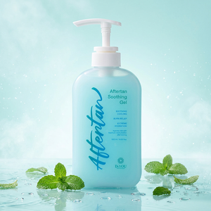 D & YOU 500ml Cuidado de la piel coreana después del bronceado Gel calmante con aloe vera y extracto de té verde cuerpo hidratante y aclarante calmante - Product Image 4