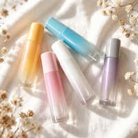 Vente en gros de flacons à bille en verre de 10 ml de la série Iridescent, couleurs pastel assorties, flacons vides pour huiles essentielles, pour le codage olfactif