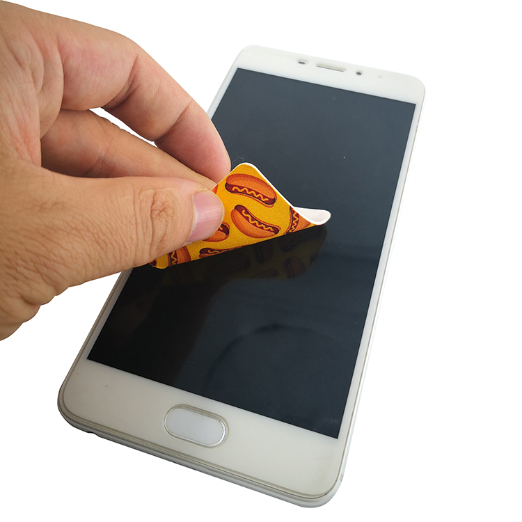 Креативный подарок, наклейка из микрофибры для очистки экрана мобильного телефона, горячая Распродажа, ткань из микрофибры для очистки экрана смартфона