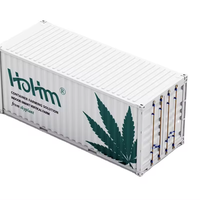 Serre agricole en conteneur maritime, système hydroponique vertical complet, salle de culture de plantes d'intérieur intelligente et automatique