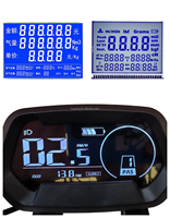 Modul LCD Kustom untuk Pengukur Suhu dan Kelembapan Rumah Tangga, Layar Detektor Udara Dalam Ruangan, Monitor Gas Formaldehida