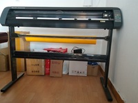 Rol-tot-rol grafische machine PVC flexbanner vinyl sticker decal snijplotter service apparatuur