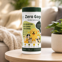 Poudre absorbante Zero Gogo à haute absorption pour les salissures quotidiennes des animaux, nettoyage des sols en céramique, nettoyage des niches, contrôle des odeurs, poudre absorbante pour l'urine