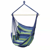 SPWE- 1638 Pas Cher Jardin Extérieur Intérieur Pliable Hamac Siège Unique Suspendu Balançoire Chaise