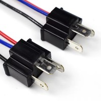 Connecteur de câblage H4 HB2 mâle-femelle pour phare de voiture, adaptateur de douille d'ampoule de phare antibrouillard, base de câblage d'ampoule automobile