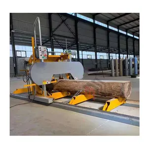 Madeira portátil corte madeira Horizontal Bandsaw Sawmill máquina