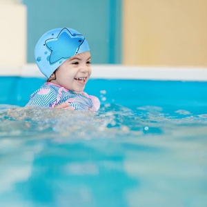Custom Xinyixuan CAP400 Silicone Printed <b>Swimming</b> <b>Cap</b> for Children Waterproof Long and Short Hair - Product Image 4