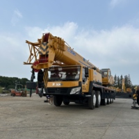 Hot Sale 110Ton Used Timber Hydraulic Log Loader Crane, China Second Hand QY110 Log Loading Crane for Forest & Timber Yard