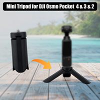 Dudukan Tripod Mini untuk Osmo Pocket untuk Action 6/5 Pro/4/3/Nano Insta360 Luna Ultra X5/X4/X3-Akrilik Ringkas Ringan 1/4''
