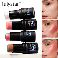 Stick de Maquillage Minéral Multi-Usages pour le Visage : Base de Teint, Contouring Naturel 3D, Fard à Joues, Fini Mat