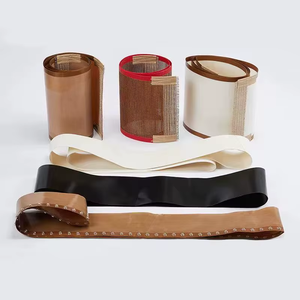 Bandes transporteuses en maille <span class=keywords><strong>de</strong></span> <span class=keywords><strong>fibre</strong></span> <span class=keywords><strong>de</strong></span> <span class=keywords><strong>verre</strong></span> enduite <span class=keywords><strong>de</strong></span> PTFE pour usage textile, résistance à <span class=keywords><strong>la</strong></span> traction 900N/100mm, taille personnalisable - Product Image 6