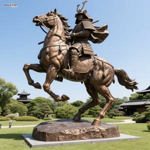 Özel açık Manor bahçe kamu dekor büyük bronz döküm japon heykeli dev klasik japon samuray bronz heykel - Product Image 1