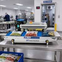 Máquina de Sellado Continuo Willita con Temperatura y Velocidad del Transportador Ajustables para Película de Embalaje
