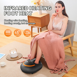 Foot Massager Shiatsu Full Coverage Foot And Leg Infrared Physiotherapy <b>Plug</b> In Touchscreen <b>Control</b> - Product Image 2