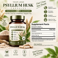 Capsules de Psyllium à Marque Blanche : Fibres Solubles Naturelles pour la Santé Intestinale – Usine OEM/ODM