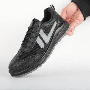 Safety Shoes Men Low Top Steel Toe Anti Slip Work Shoe Lightweight Comfortable Protective Footwear - Product Image 2