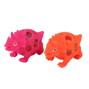 Jouet en silicone mignon en forme de dinosaure Jincan, anti-stress, avec perles en maille, jouets à presser pour enfants, pour garçons et filles - Product Image 5