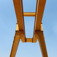 Nouvelle Arrivée Grue Portique Électrique Personnalisée à Double Poutre de 15 Tonnes, Grue Portique à Double Poutre de Type MG en Gros avec Moteur et Roulement