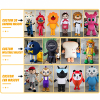 Costume de mascotte professionnel personnalisé pour femme, idéal pour événements d'entreprise, personnage de dessin animé comptable, costume de mascotte sur mesure