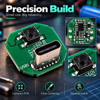 Carte de contrôle PCB de charge de batterie au lithium Type-C ZhonNa Mini, module d'alimentation DIY ultra-léger avec interrupteur physique, pièces pour équipement laser