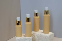 Bouteilles Airless Personnalisables 20ml 30ml 40ml 50ml – Flacons Pompe Airless en Plastique Givré Vides