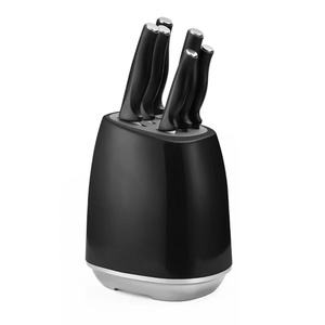 Ensemble de 7 couteaux de cuisine de haute qualité, prix de gros, ensemble de couteaux de chef en acier inoxydable avec bloc - Product Image 1