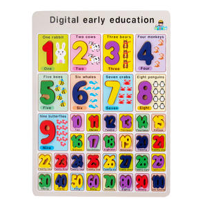 Puzzle en bois éducatif, 11 pièces, vente directe, jouets de cognition, mathématiques, vente en gros, éducation précoce - Product Image 1