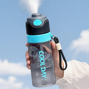 Commercio all'ingrosso personalizzato Logo lettera di plastica colorato smerigliato di colore cambiando a prova di perdite tazza <span class=keywords><strong>con</strong></span> coperchio per la festa - Product Image 5