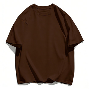 เสื้อยืดผู้ชายโลโก้สั่งทำ ผ้าฝ้ายถัก 100% เนื้อหนา ทรงโอเวอร์ไซส์ แขนสั้น ยืดหยุ่น นุ่มสบาย ไม่ยับ ระบายอากาศดี สวมใส่สบายๆ - Product Image 2