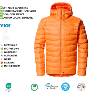 Chaqueta con Capucha de Nailon Ecológica, Impermeable y Transpirable para Invierno, con Logotipo Personalizado, Deportiva, Cálida y Resistente al Viento para Hombre - Product Image 1