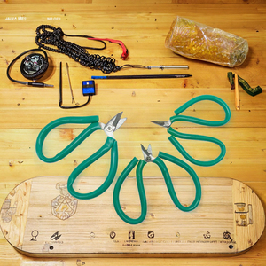 Pince à bec multi-usages en acier inoxydable avec poignée en plastique pour la fabrication de bijoux DIY - Product Image 2