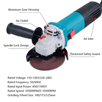 Polisseuse orbitale électrique rotative TGS 6 vitesses haute vitesse 1200W pour voiture, marbre, carrelage, lustrage, détaillage, outil industriel