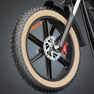 Ridstar ชุดจักรยานไฟฟ้าพับได้แบบวินเทจสำหรับผู้ใหญ่48V แบตเตอรี่ลิเธียม7สปีดมอเตอร์จักรยานเสือภูเขาขนาดเล็ก - Product Image 5