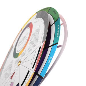 Rotating Color Wheel Card <b>Tattoo</b> Color Mixing Guide <b>Paper</b> for Body Art Nail <b>Tattoo</b> Artist Learning Tool - Product Image 2